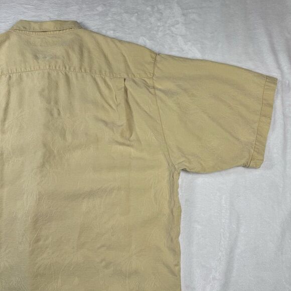 Tommy Bahama Camp Shirt Men's Extra Large Silk Short Sleeve Hawaiian Island - Picture 7 of 12